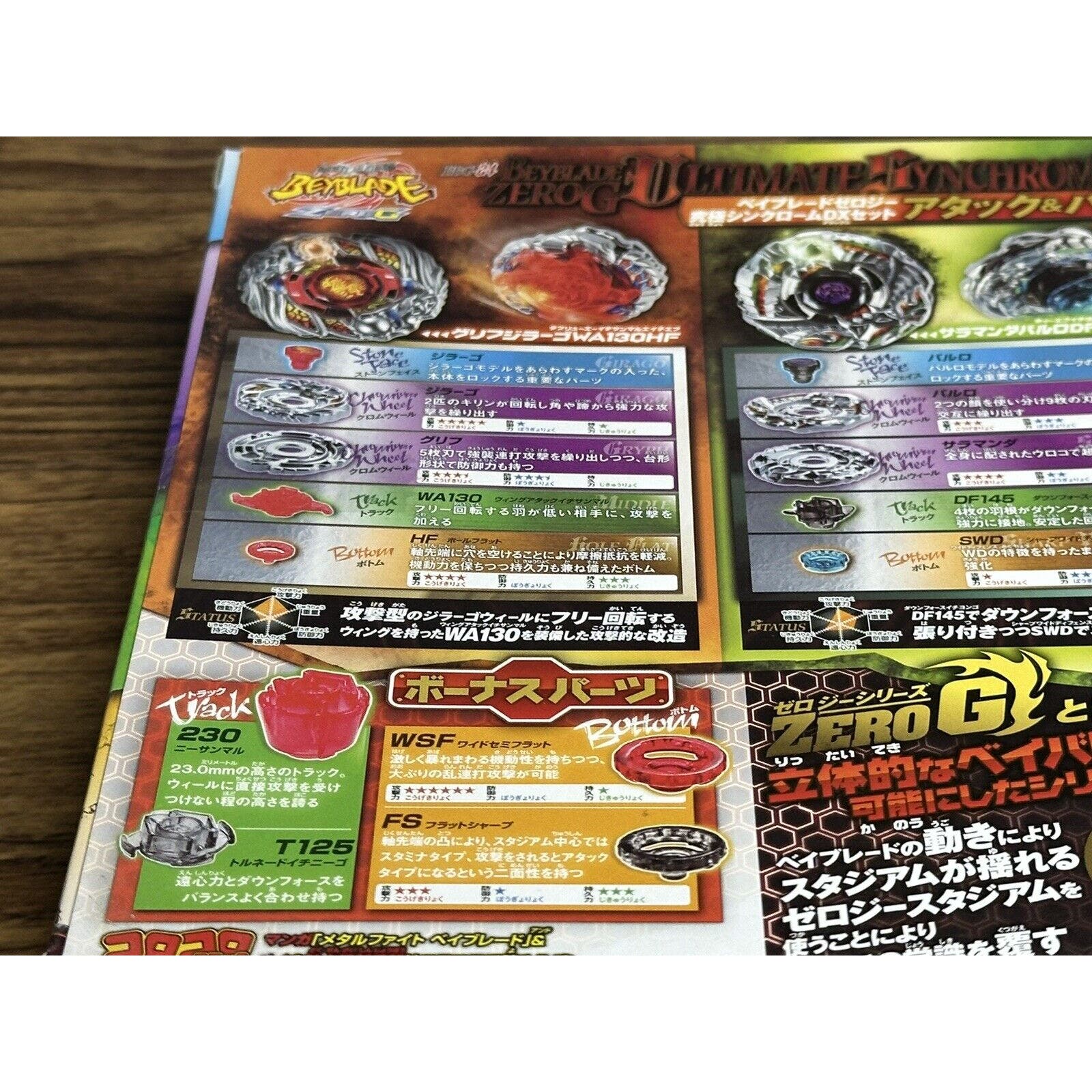 BBG-24 DX Attack and Balance Set Beyblade Zero-G Metal Fight Takara Tomy - NEW - Image 9