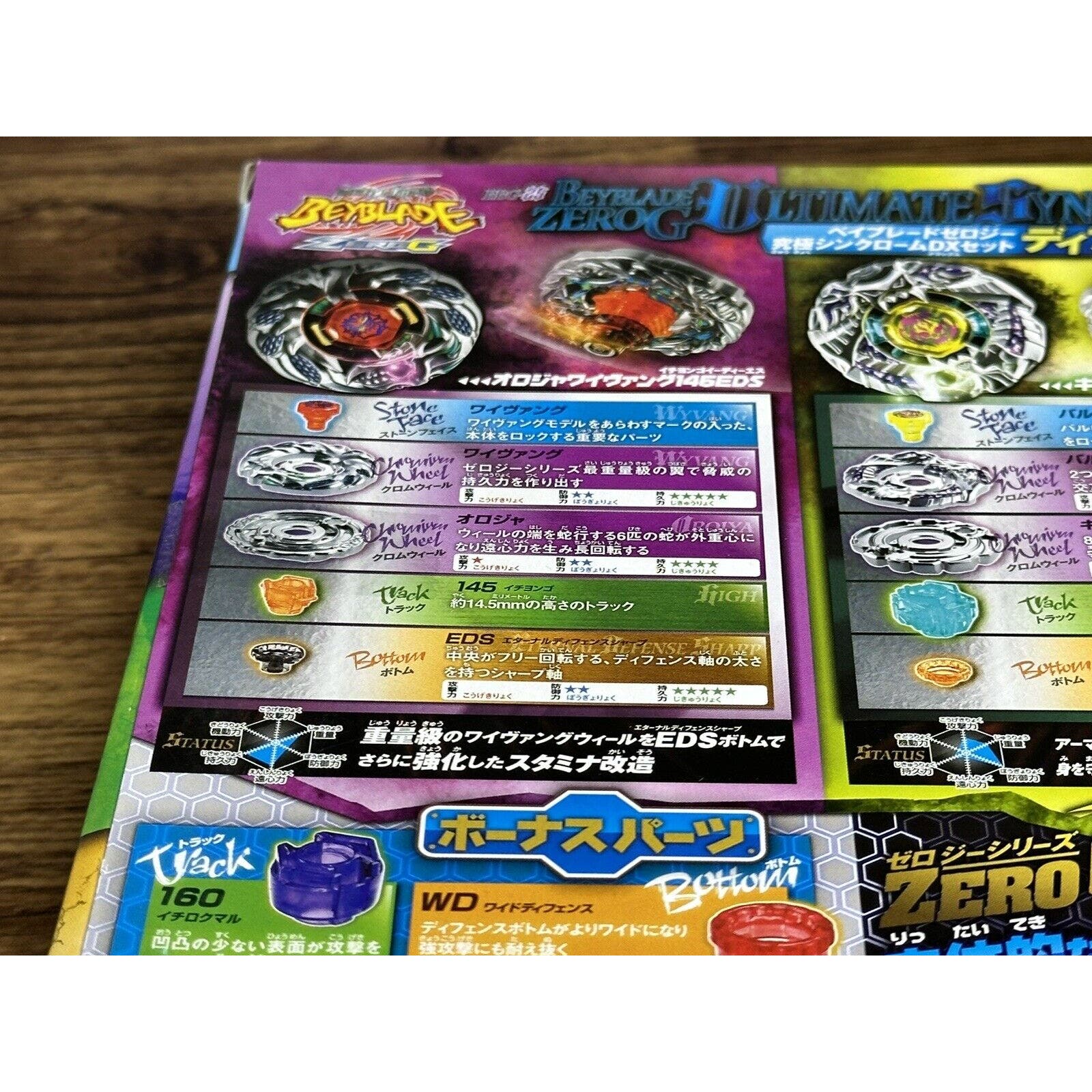 BBG-25 Ultimate Synchrome DX Set Beyblaxe Zero-G Takara Tomy - NEW - Image 9