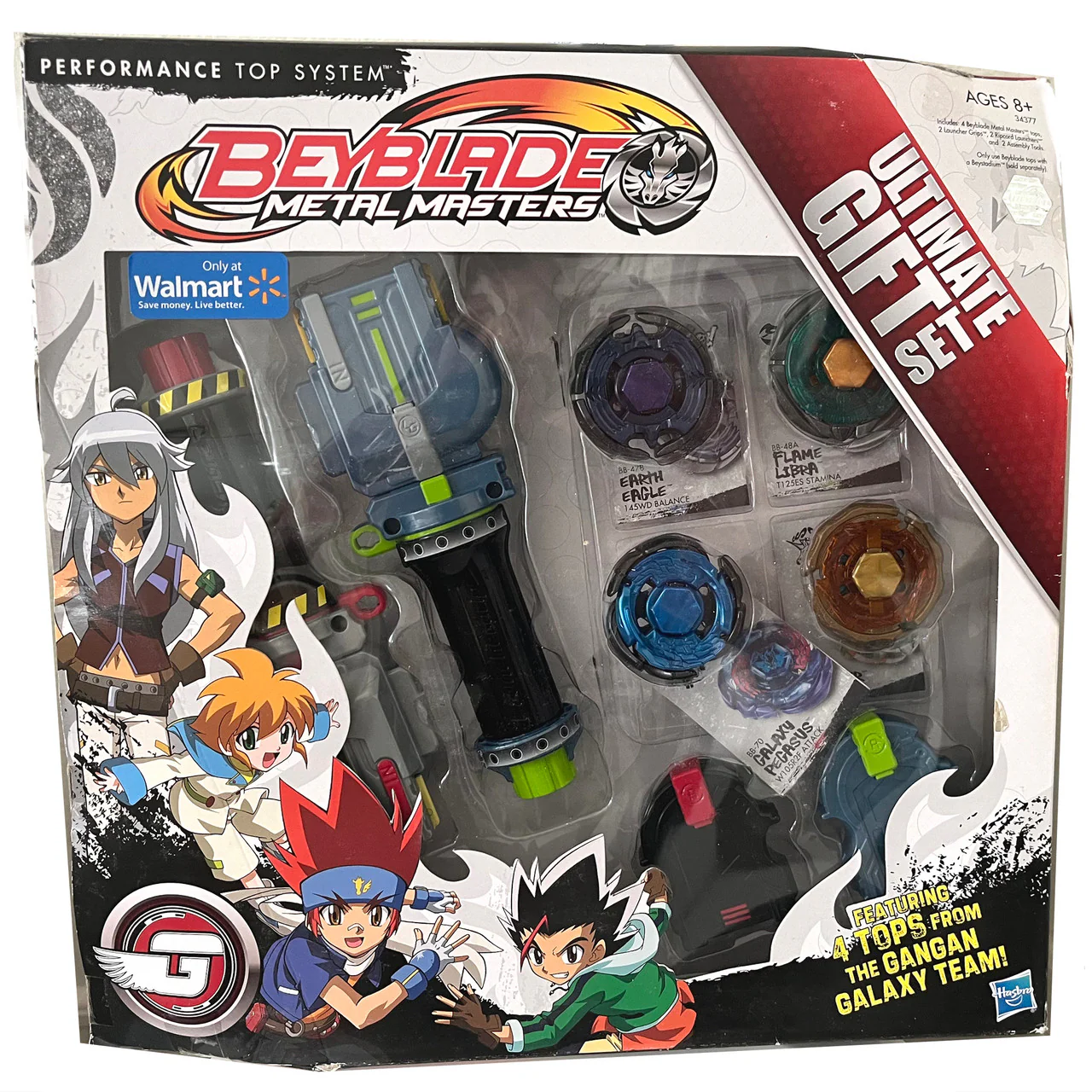 HASBRO Beyblade Metal Fight / Masters Ultimate Gift Set Gangan Galaxy Team - NEW