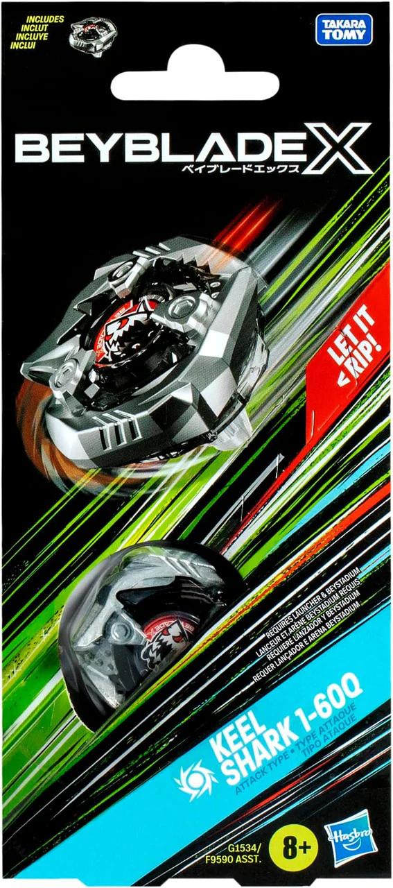 Hasbro Beyblade X | Booster Keel Shark 1-60Q