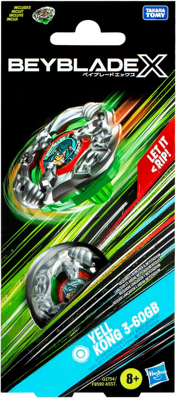 Hasbro Beyblade X | Booster Yell Kong 3-60GB