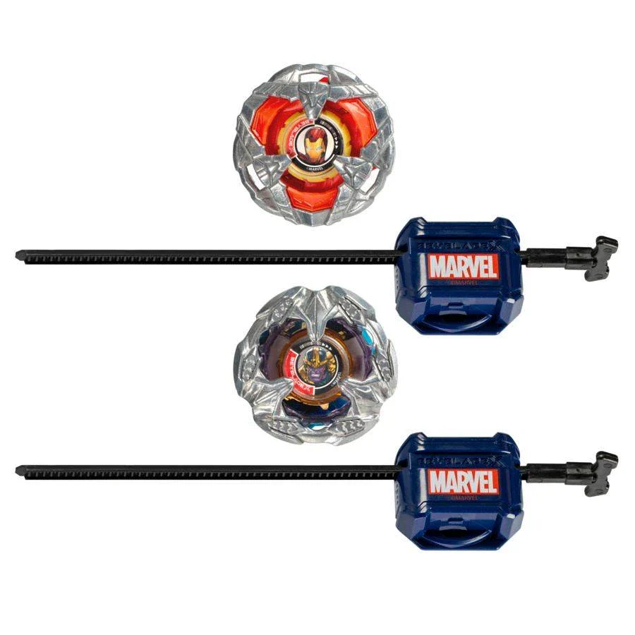 Hasbro Beyblade X | Iron Man 4-80B and Thanos 4-60B | G0287 - Image 3