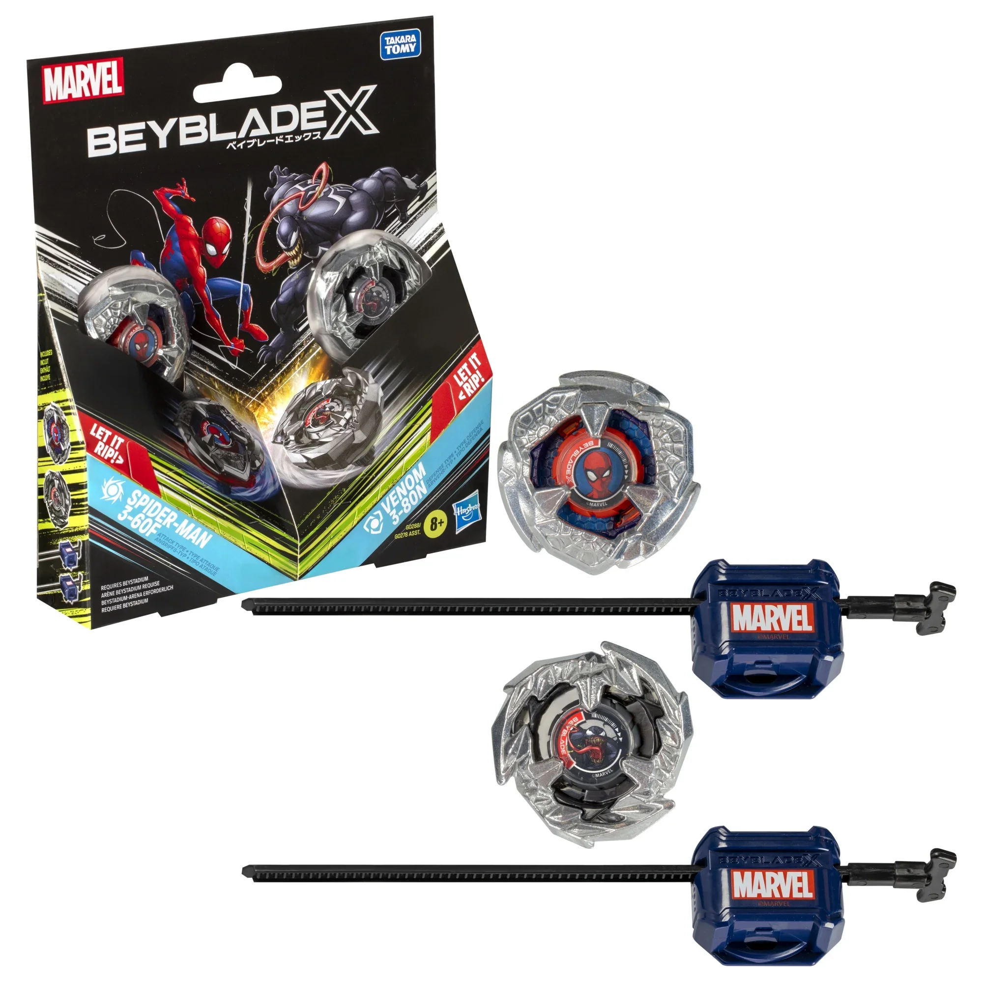 Hasbro Beyblade X | Spider-Man 3-60F and Venom 3-80N | G0288 - Image 2