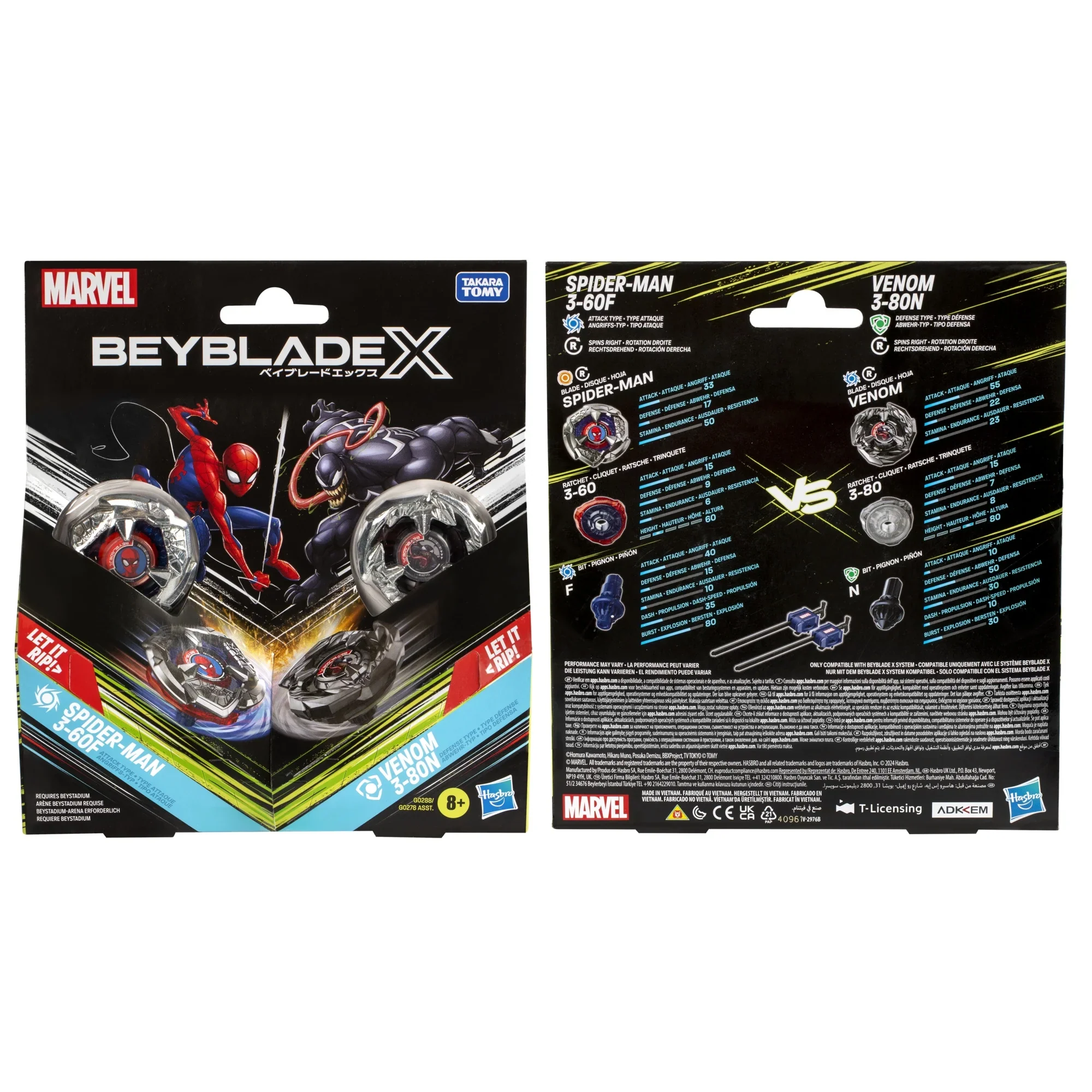 Hasbro Beyblade X | Spider-Man 3-60F and Venom 3-80N | G0288 - Image 4