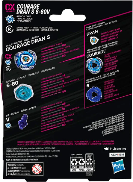 Hasbro Beyblade X | Starter Courage Dran S6-60V - Image 2