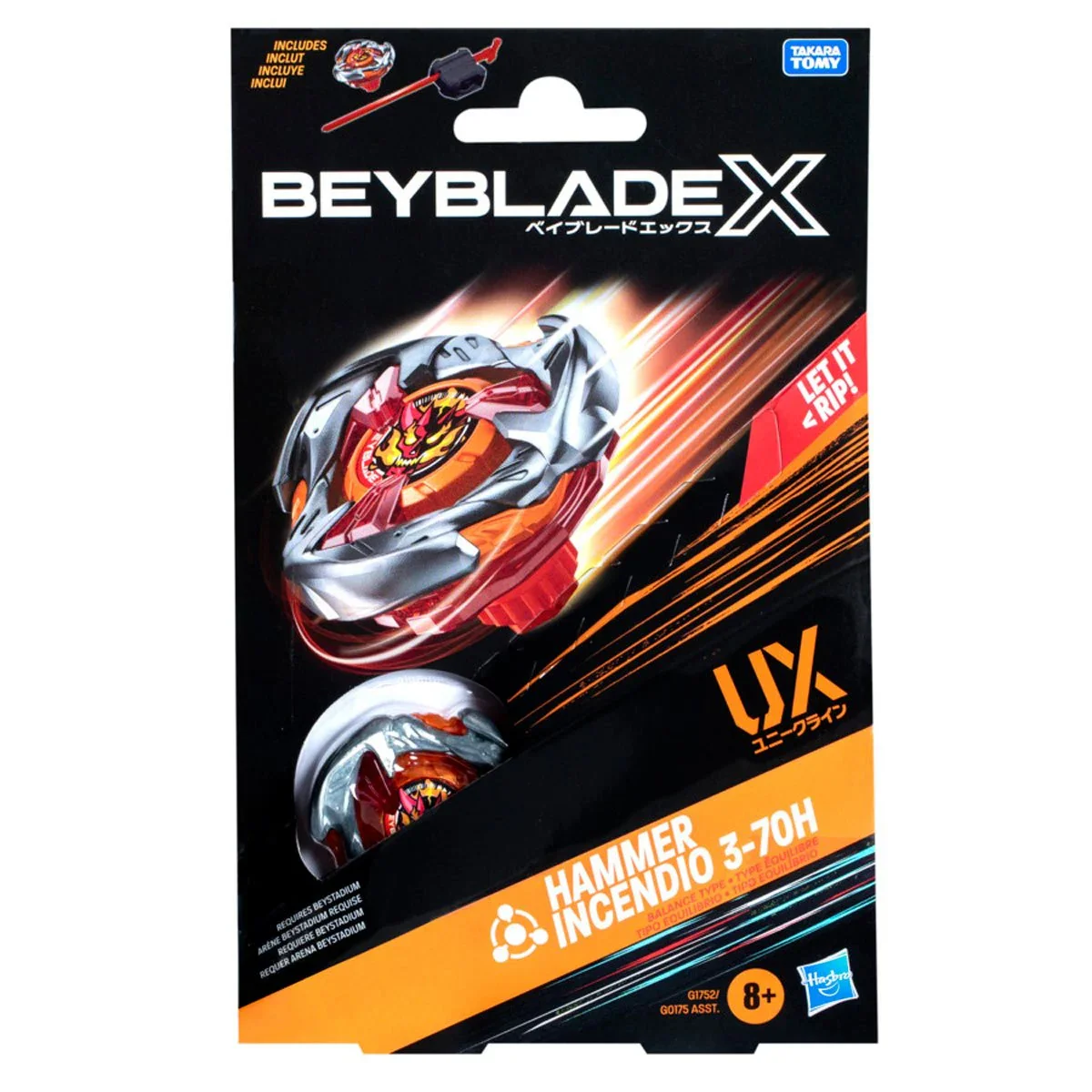 Hasbro Beyblade X | Starter Hammer Incendio 3-70H