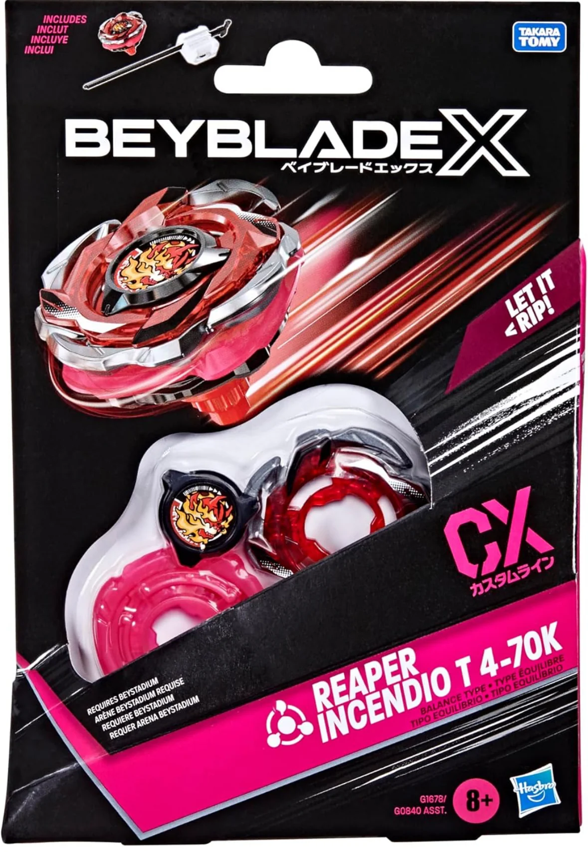 Hasbro Beyblade X | Starter Reaper Incendio T 4-70K