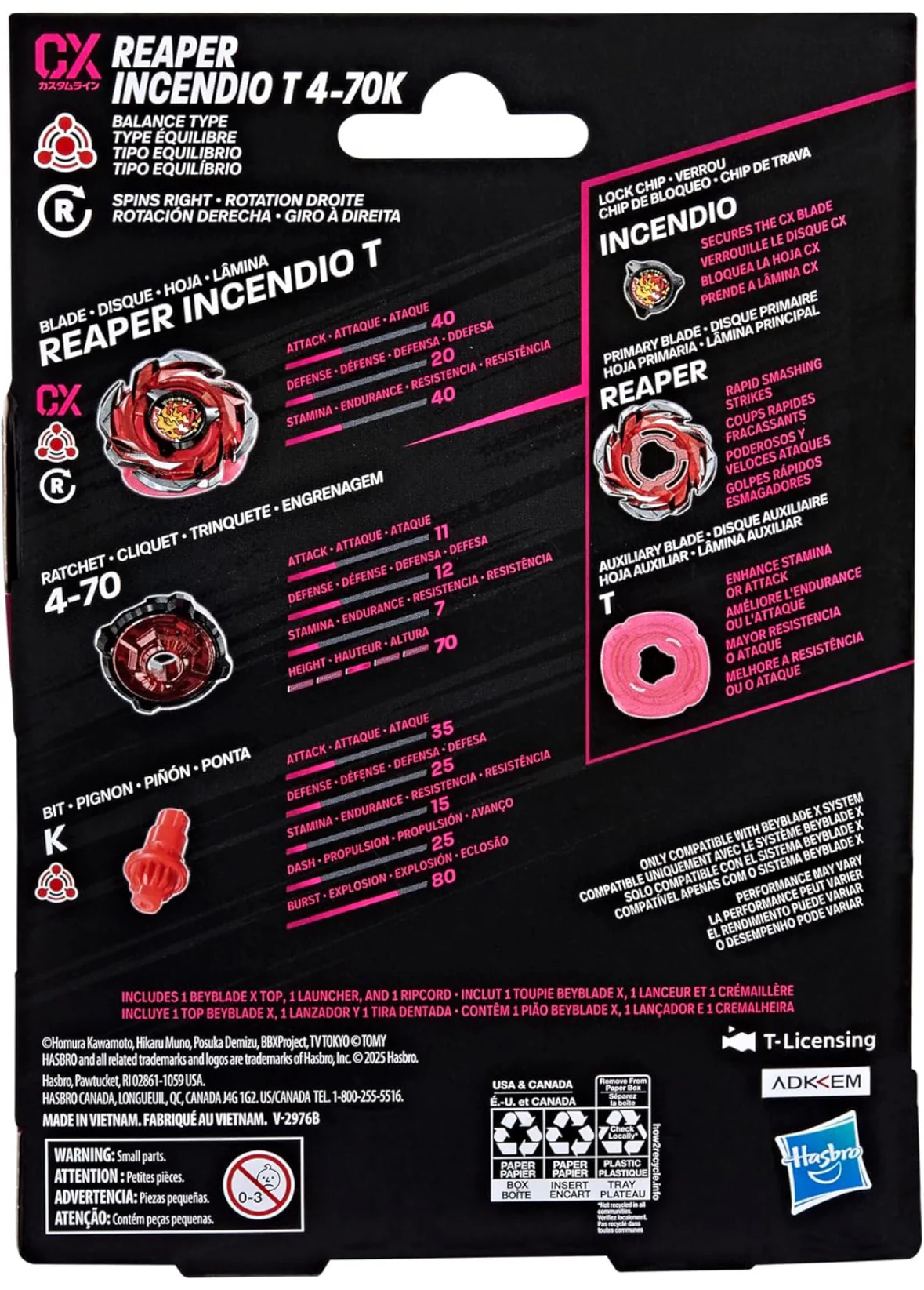 Hasbro Beyblade X | Starter Reaper Incendio T 4-70K - Image 2