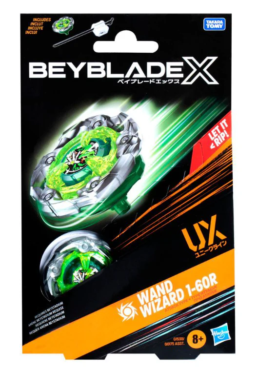 Hasbro Beyblade X | Starter Wand Wizard 1-60R