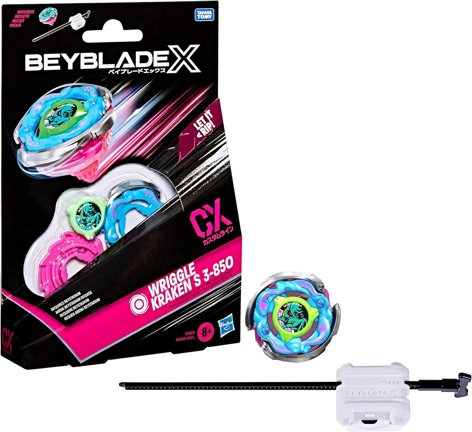 Hasbro Beyblade X | Starter Wriggle Kraken S 3-85O