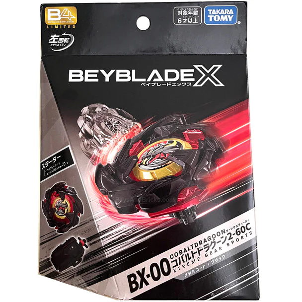Takara Tomy Beyblade X | BX-00 Cobalt Dragoon 2-60C
