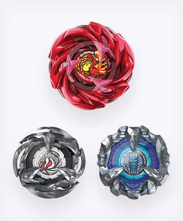 Takara Tomy Beyblade X | UX-07 Phoenix Rudder Deck Set - Image 2