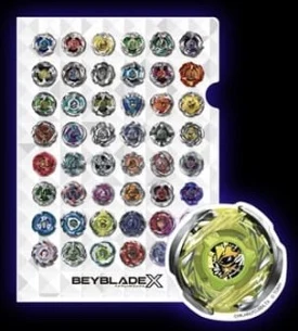 Takara Tomy Beyblade X | Accessory File Folders - Award E (Pick One) - Image 4