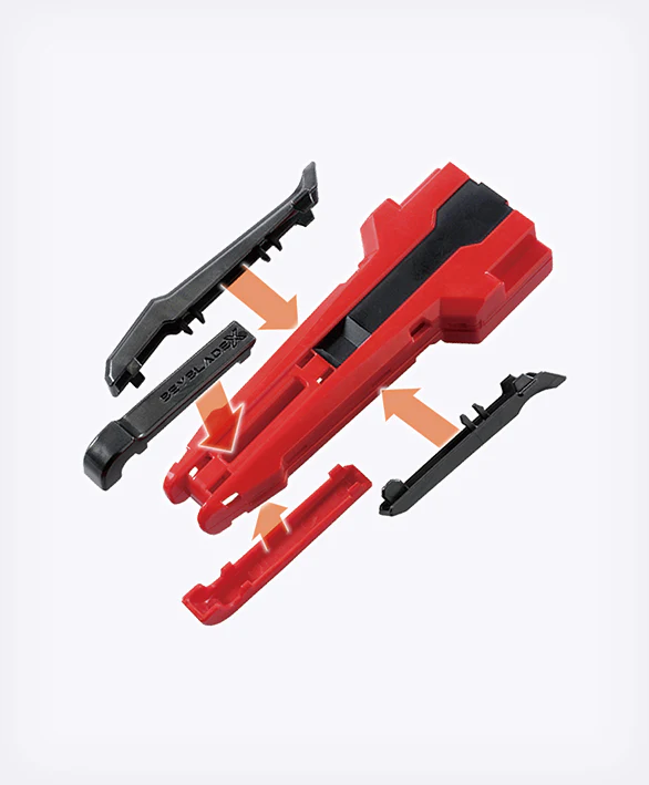 Takara Tomy Beyblade X | BX-30 X Custom Grip Red Version - Image 3