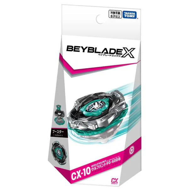 Takara Tomy Beyblade X | CX-10 Wolf Hunt F0-60DB