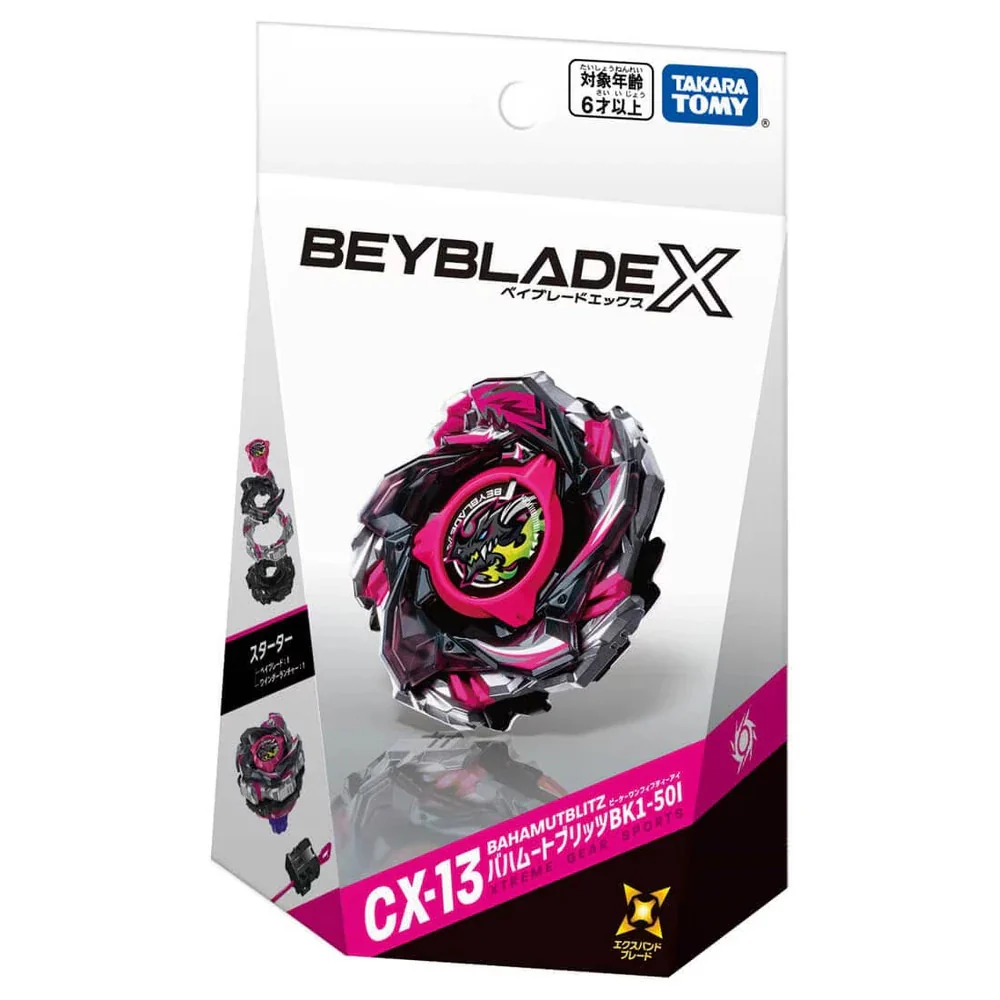 Takara Tomy Beyblade X | CX-13 Bahamut Blitz BK1-50I