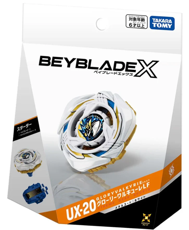 (PRE-ORDER) Takara Tomy Beyblade X | UX-20 Starter Glory Valkyrie LF - FREE SHIPPING